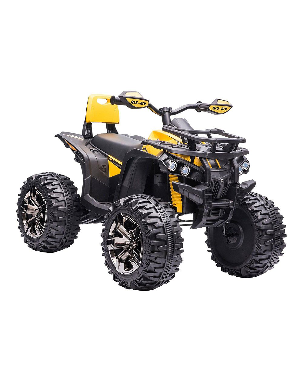 SEVORLEY 12V Rechargeable Ride-On ATV with Headlights & Music, Ages 3-5