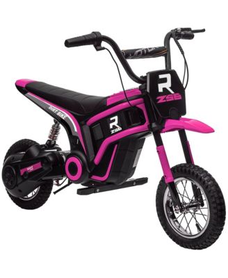 SEVORLEY 24V Battery-Powered Rear-Suspension Ride-On Motorcycle, Ages 13+