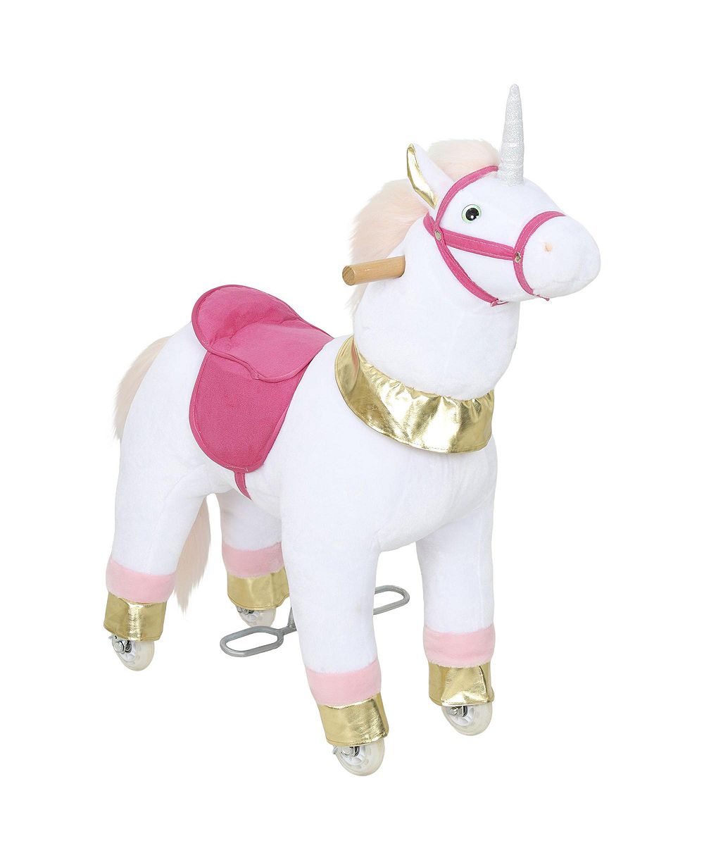 SEVORLEY Plush Rocking Ride-On Toy, Ages 3-5