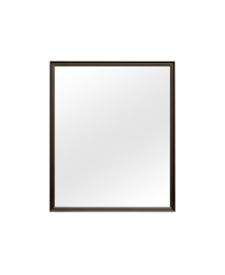 BUSDAYS 30 x 36 Inch Rectangle Retro Copper Effect Wall Mounted Mirror