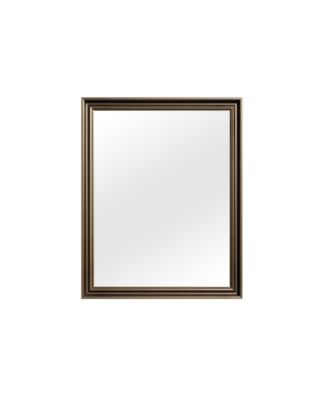 BUSDAYS 16 x 20 Inch Rectangle Retro Copper Effect Wall Mounted Mirror