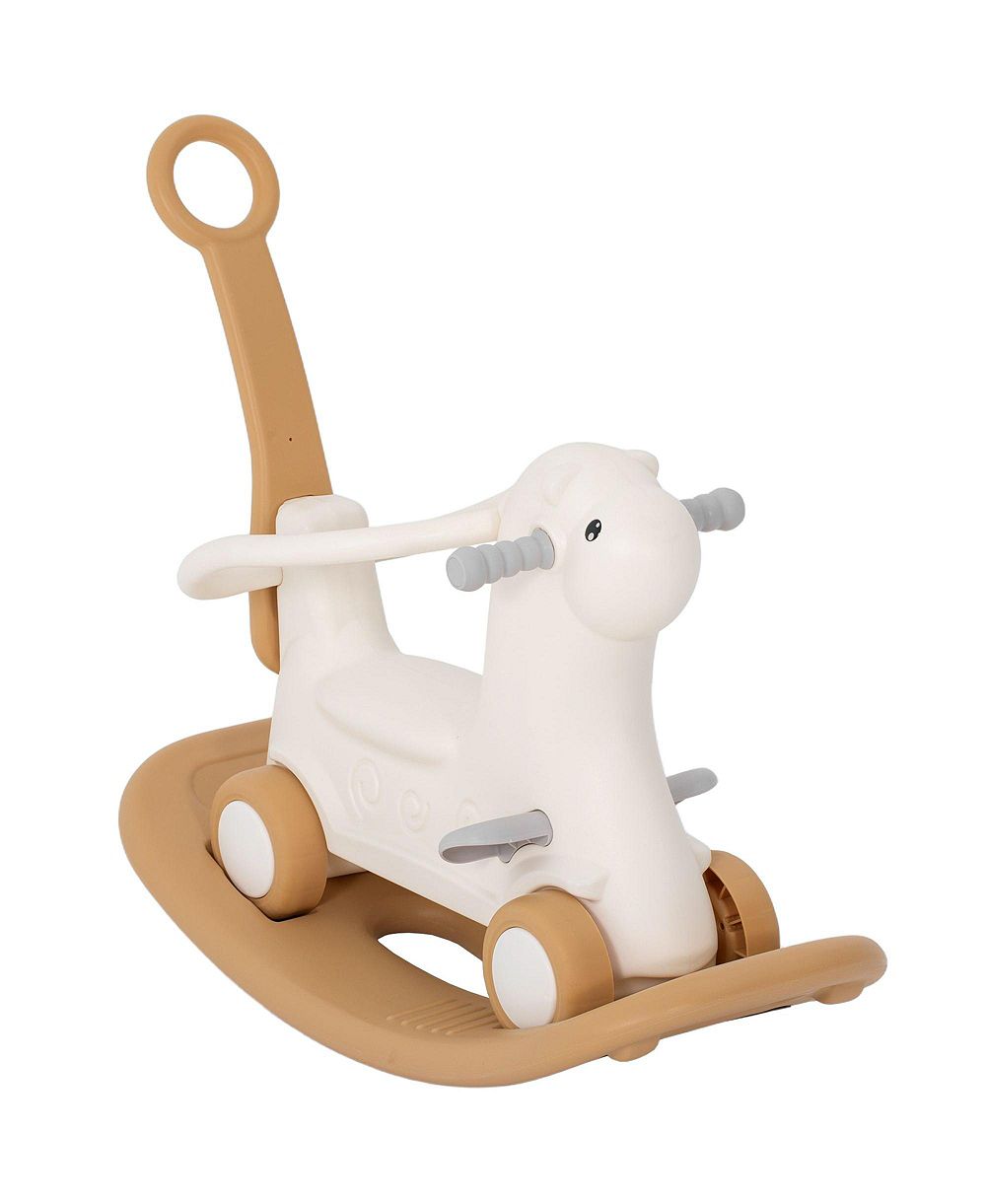 SEVORLEY Rocking Ride-On with Safety Guardrails, Ages 2-5 Years