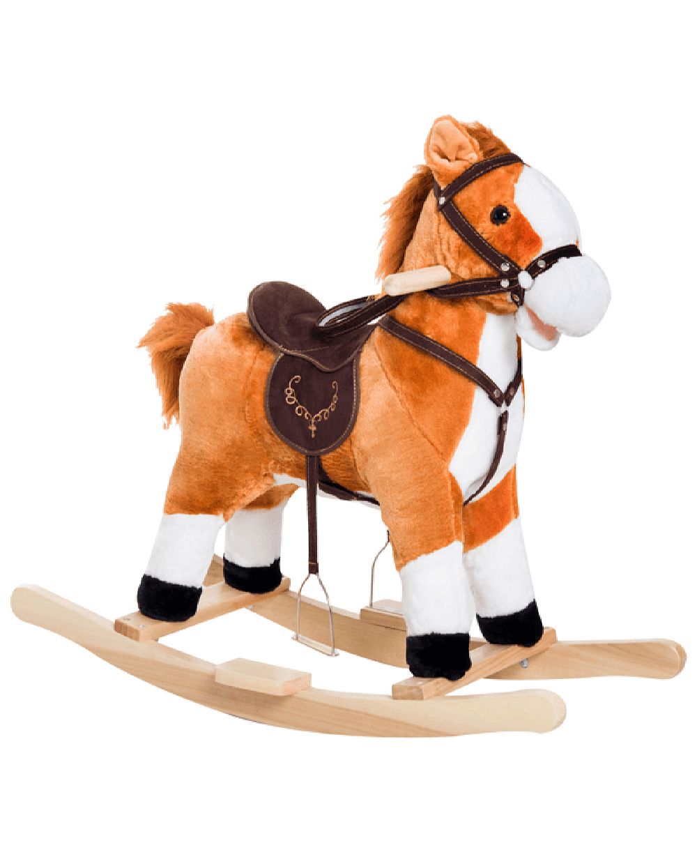 Мягкая игрушка-качалка Sevorley Plush Rocking Ride-On Toy, возраст 3+
