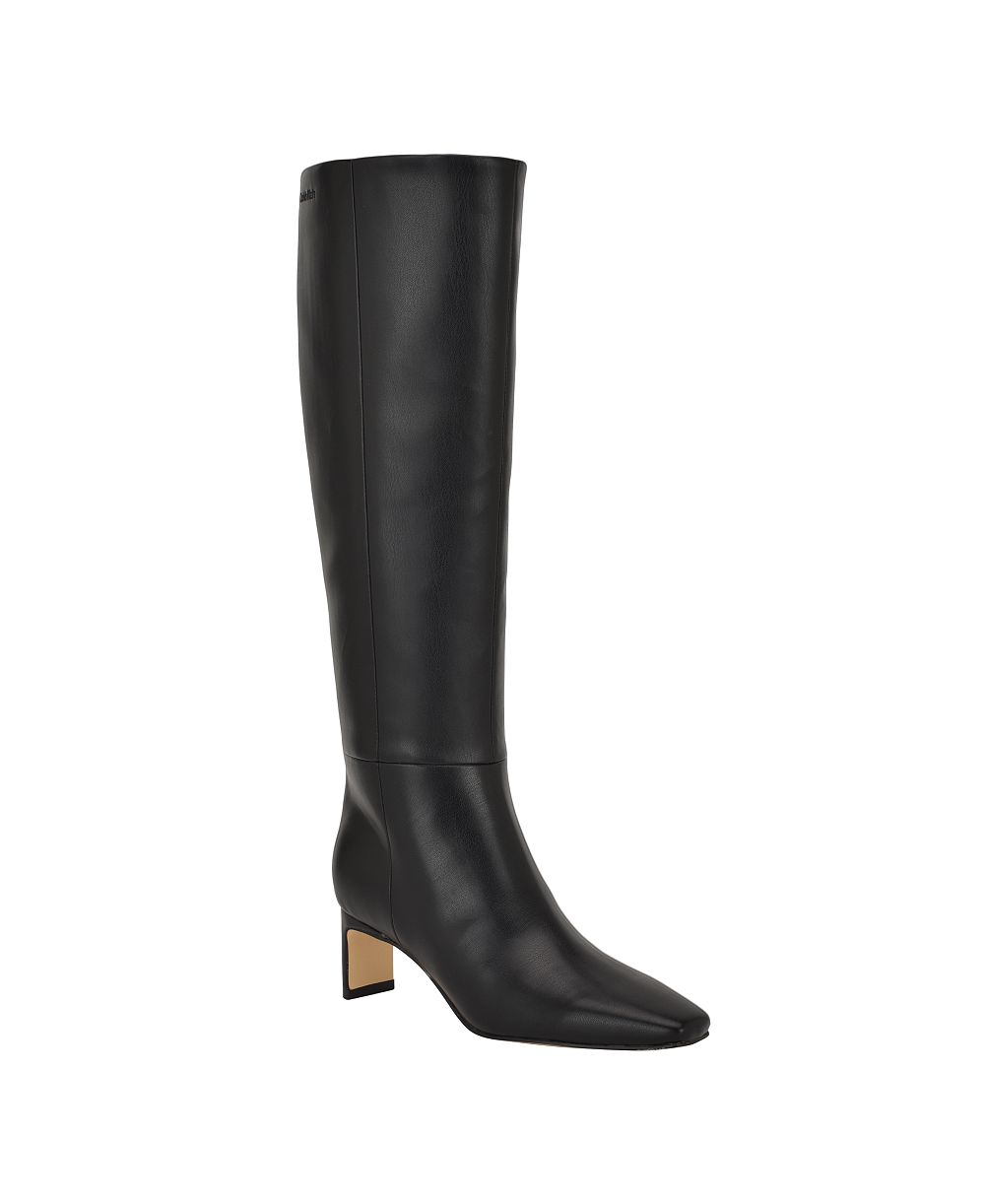 Calvin Klein Women's Caterine Tall Square Toe Boots