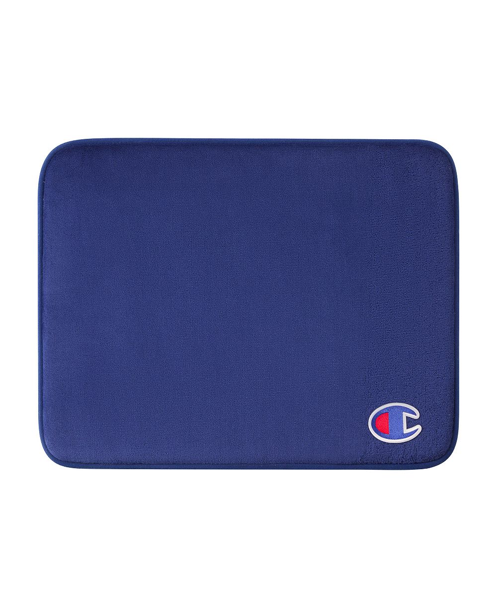 Champion Logo Patch Memory Foam Bath Mat, 17" x 24"