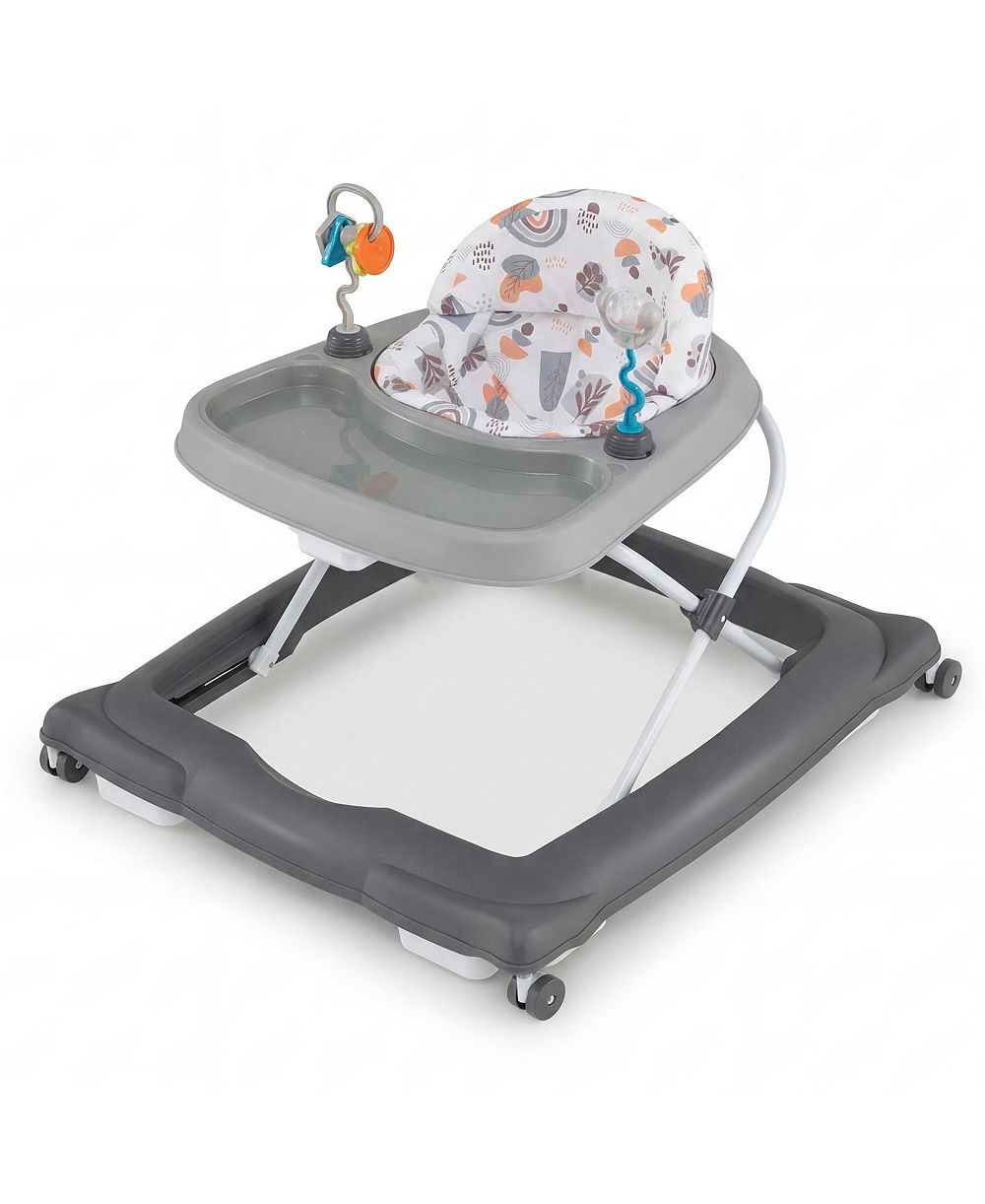 Gymax Foldable Baby Walker w/ Removable Seat and Adjustable Height 4 Shape Sorters