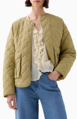 Scalpers Women's Quilted Washed Ny Jacket