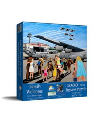 SunsOut Family Welcome 1000 Piece Jigsaw Puzzle, Ages 15+
