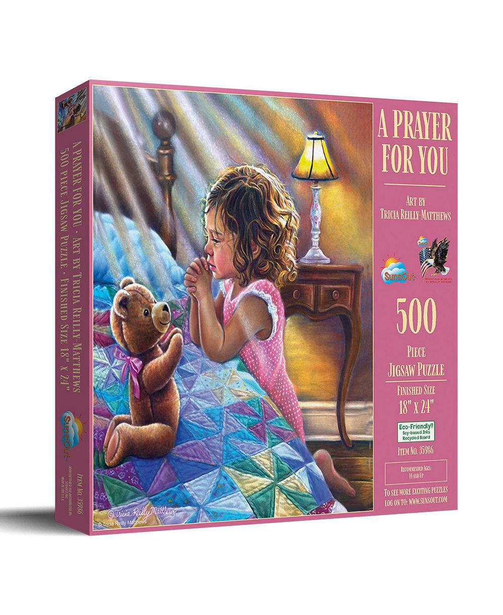 SunsOut A Prayer for You 500 Piece Interlocking Jigsaw Puzzle, Ages 15+