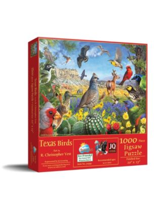 SunsOut Texas Birds 1000-Piece Jigsaw Puzzle, Ages 15+