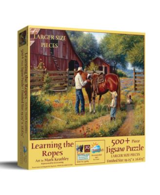 SunsOut Learning the Ropes Large Pieces 500-Piece Jigsaw Puzzle, Ages 15+