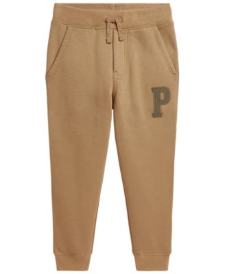 Мужские флисовые джоггеры Polo Ralph Lauren с буквенным принтом для мальчиков 2T-7