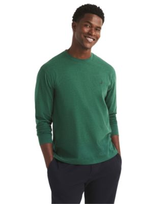 Nautica Men's Long-Sleeve Crewneck Pajama T-Shirt