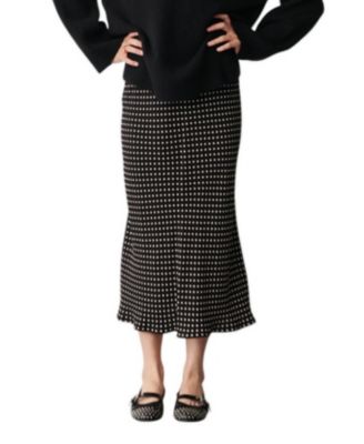 Finery London Women's Evelyn Polka Dot Midi Skirt