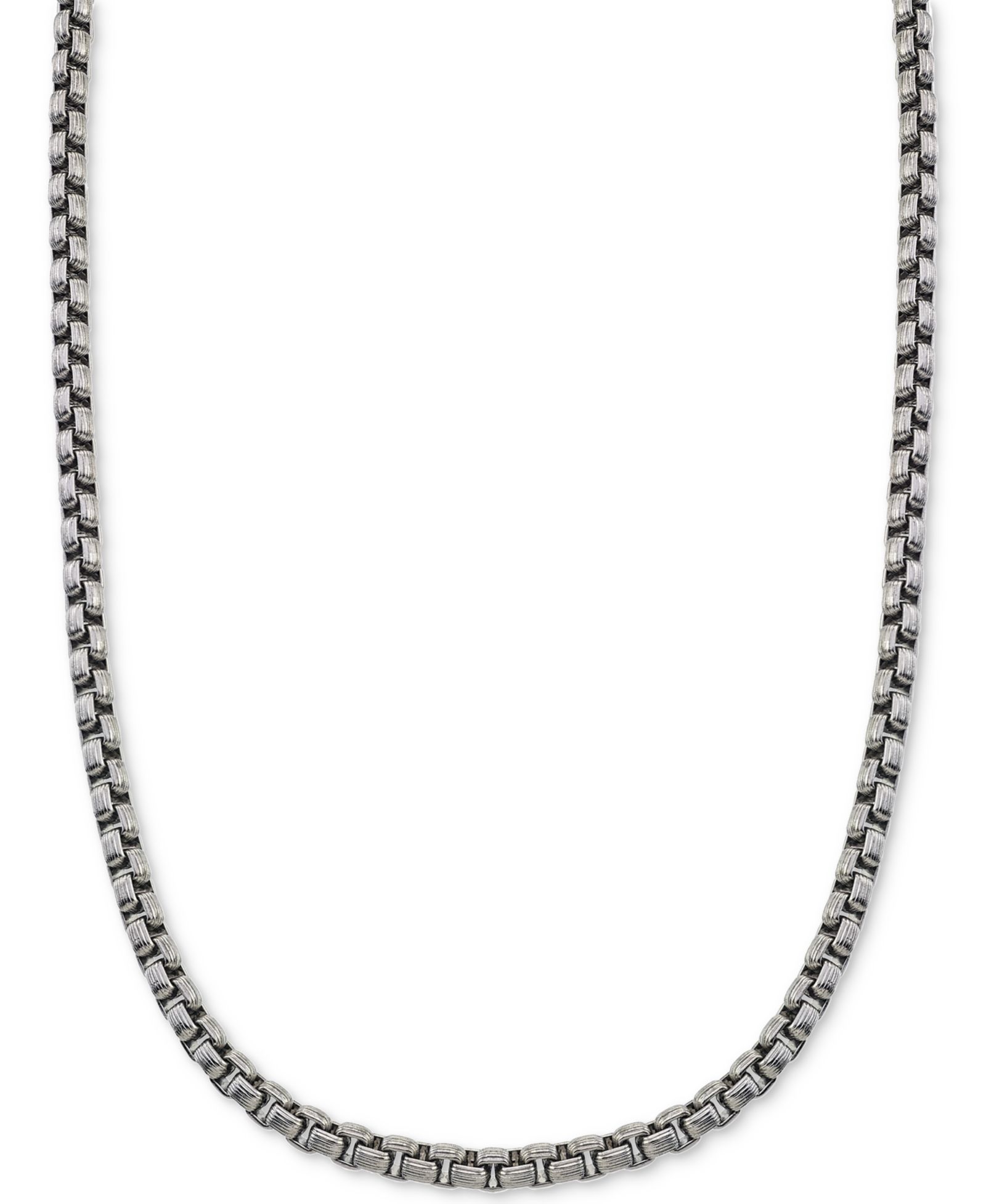 Мужская цепь Esquire Jewelry Large Box-Link из нержавеющей стали