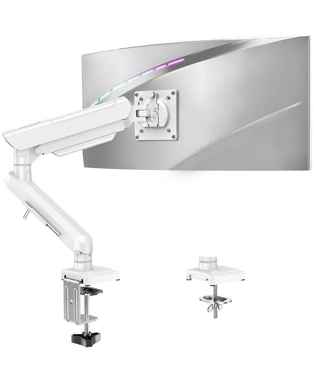 Lofree Dual Monitor Full-Motion Desk Mount for 17" to 32" Flat and Curved Screens with VESA