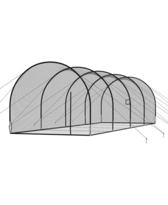 Mecale 40 x 12.1 x 10 футов портативная бита-клетка с каркасом из стекловолокна