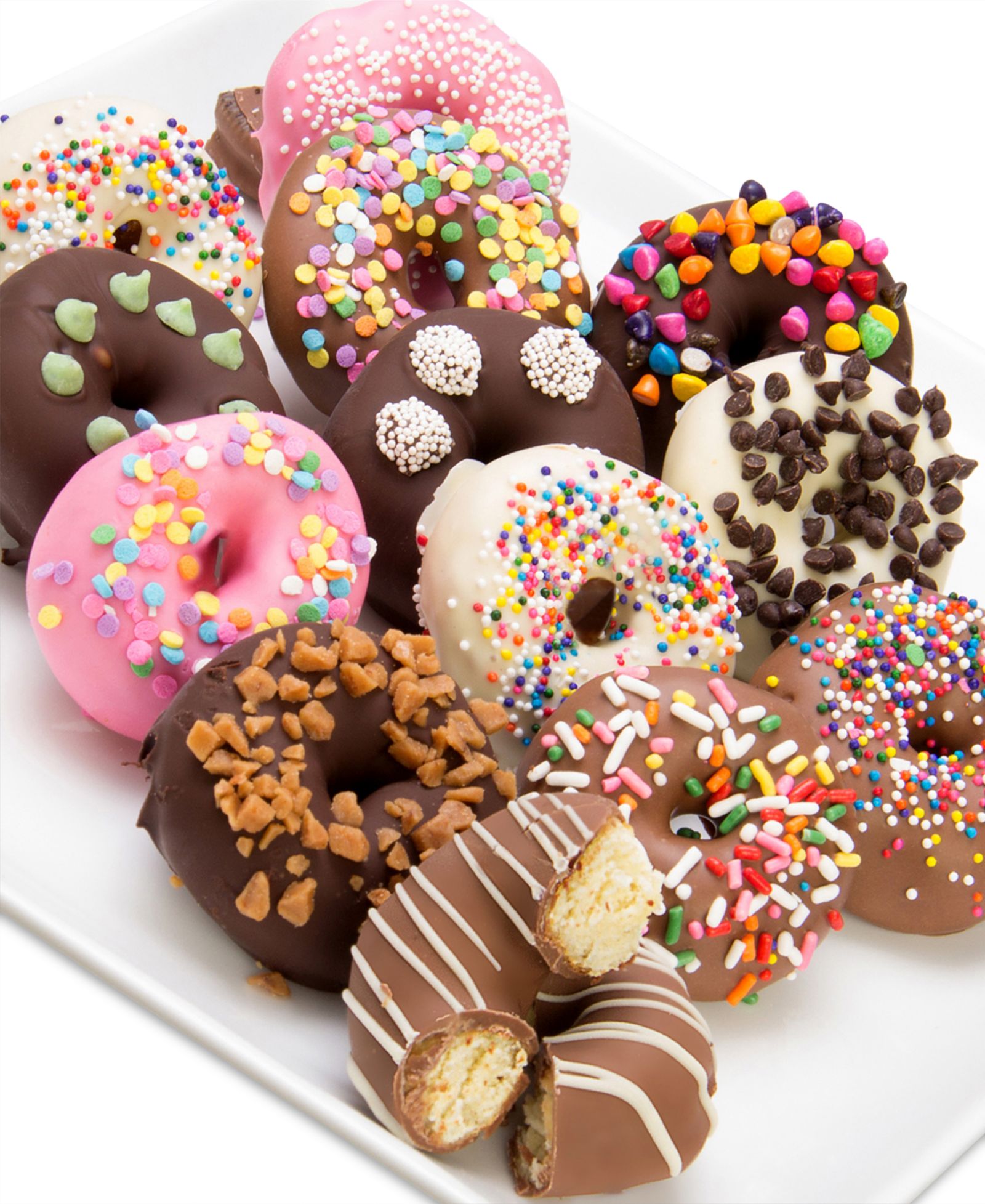 Мини-пончики Chocolate Covered Company Ultimate Toppings Chocolate Covered, 12 шт