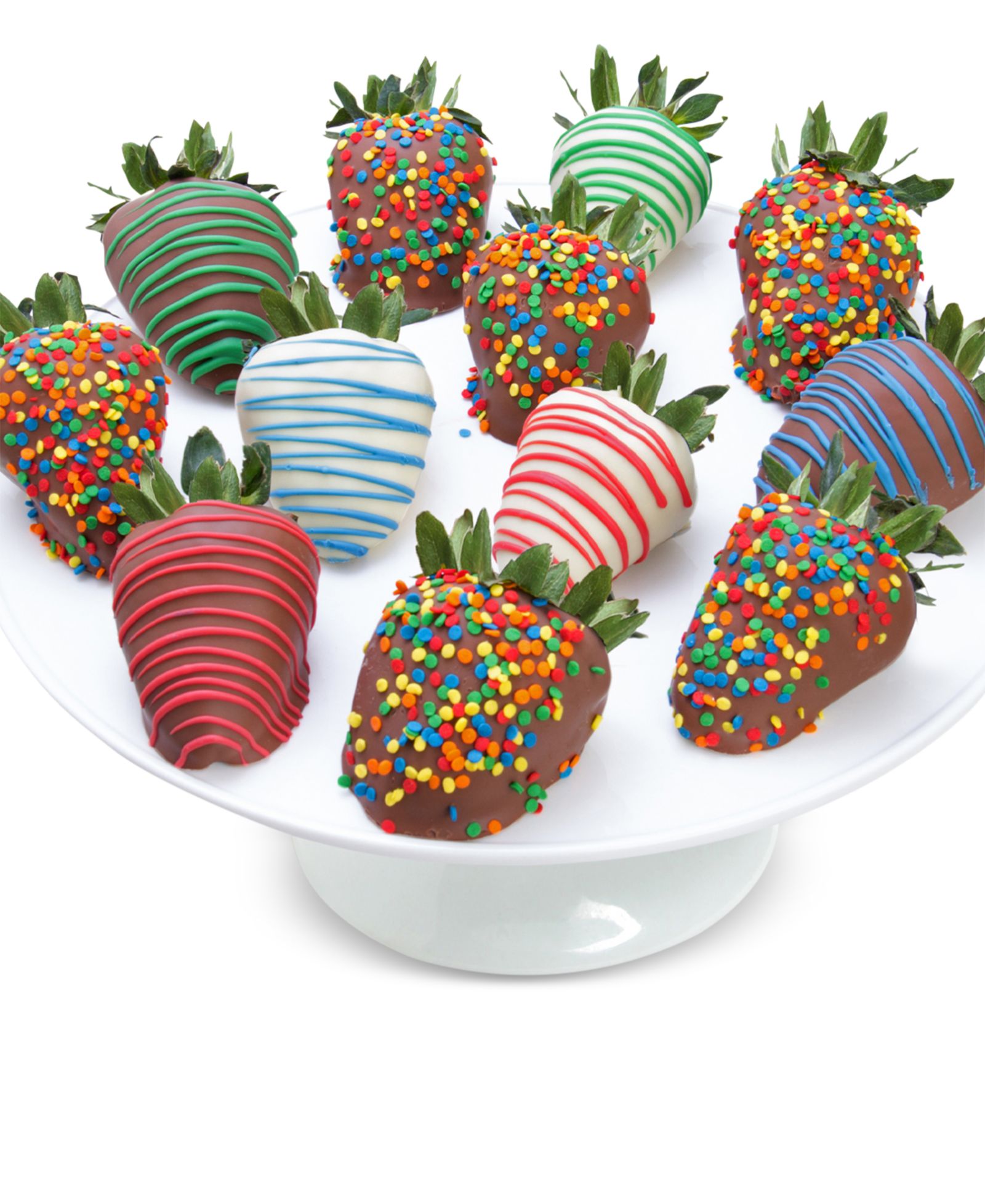 Chocolate Covered Company  12-Pc. Birthday Belgian Chocolate Covered Strawberries