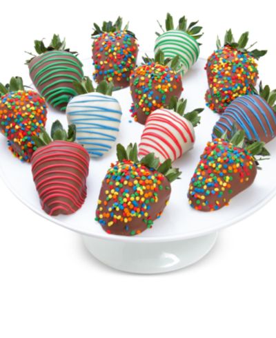 Клубника в шоколаде Chocolate Covered Company, 12-Pc. Birthday Belgian Chocolate Covered Strawberries