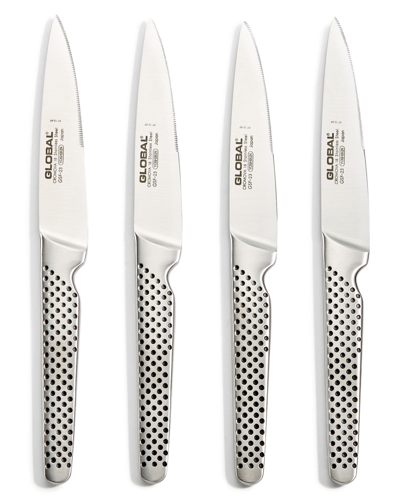 Набор ножей для стейка GLOBAL Stainless Steel 4-Pc. Set