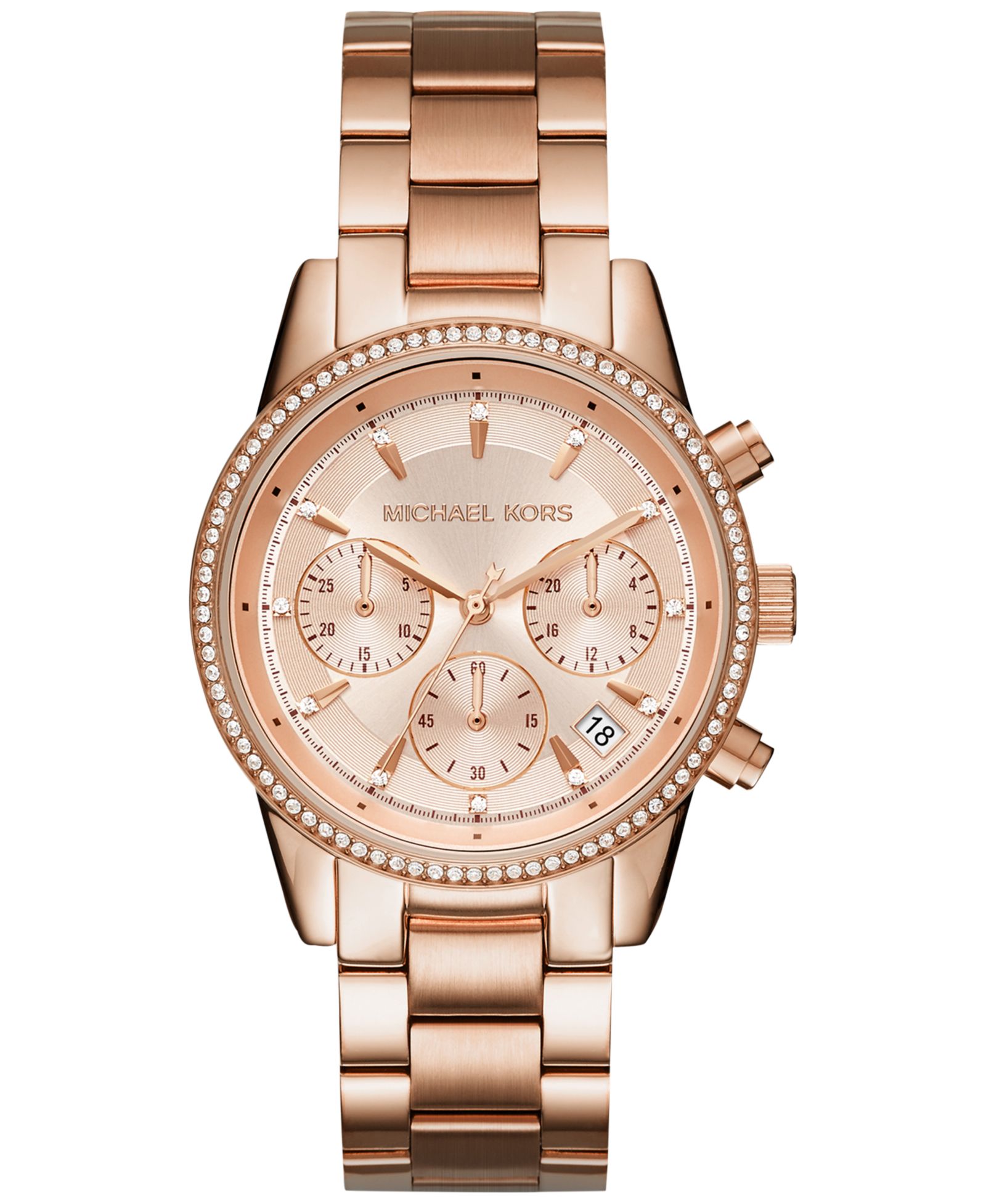 Women's Chronograph Bryant Stainless Steel Bracelet Watch 37mm MK6428/MK6357/MK6356