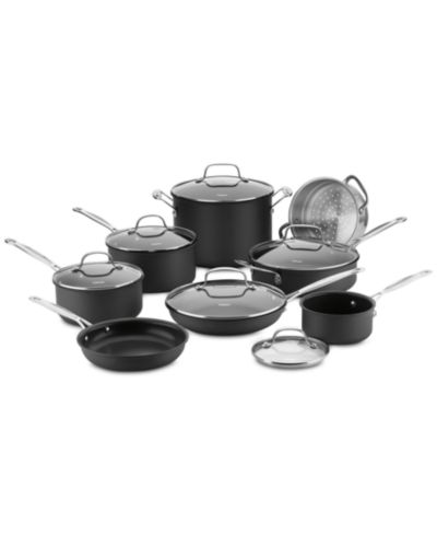 Cuisinart Chef’s Classic набор посуды с твердым анодированием, 14 шт.