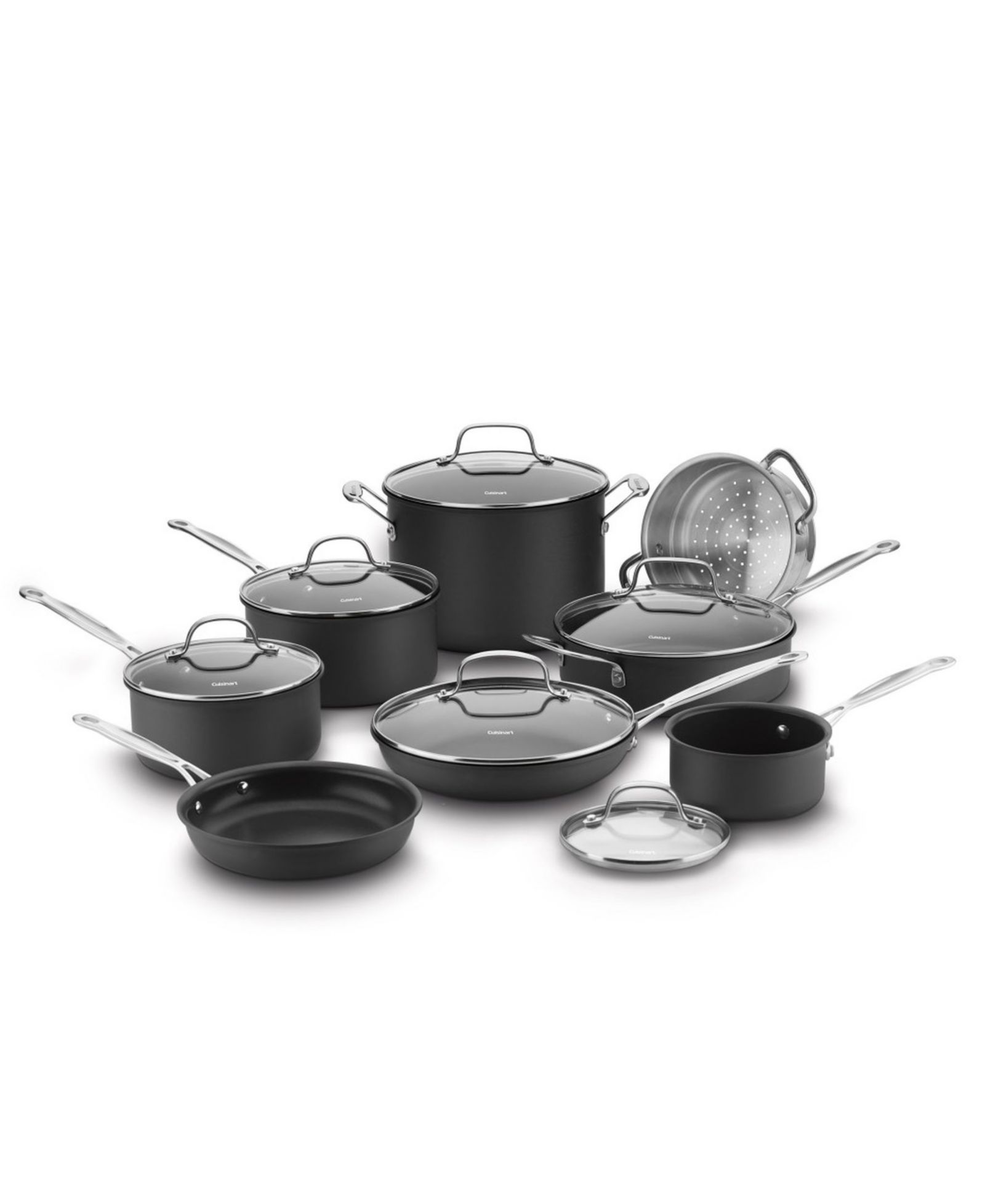 Cuisinart Chef’s Classic Hard-Anodized 14-Pc. Cookware Set