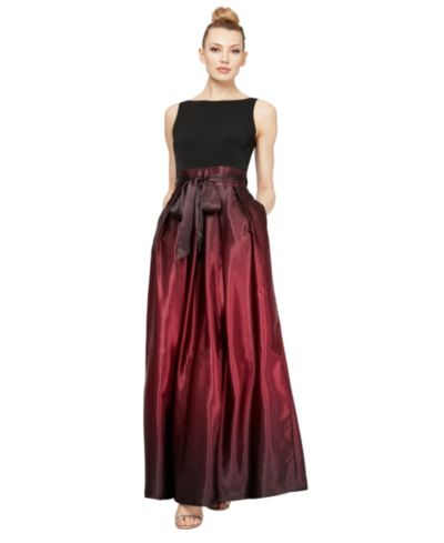 Женское вечернее платье с атласным поясом Ombré от SL Fashions