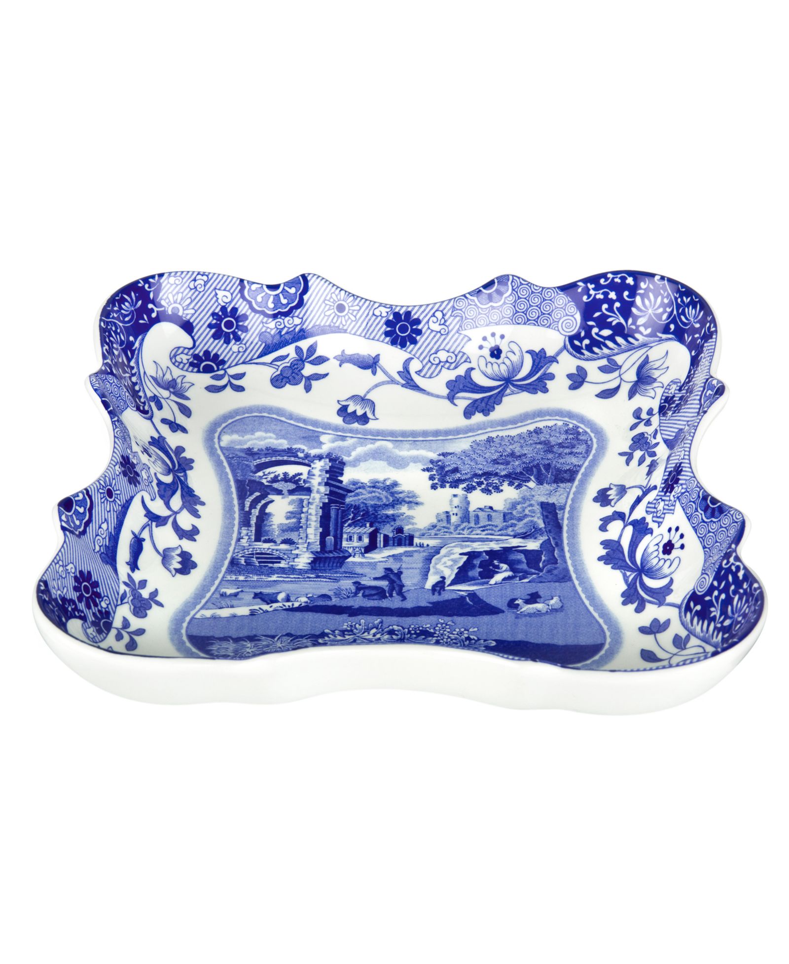 Spode Blue Italian Devonia поднос