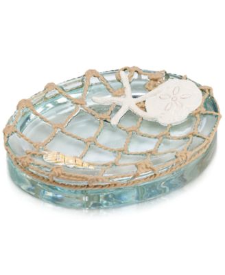 Мыльница Avanti Seaglass Seashell and Netting Resin