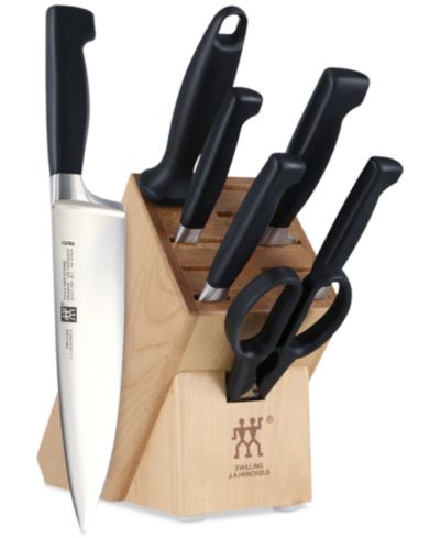 Zwilling Four Star набор из 8 ножей с подставкой