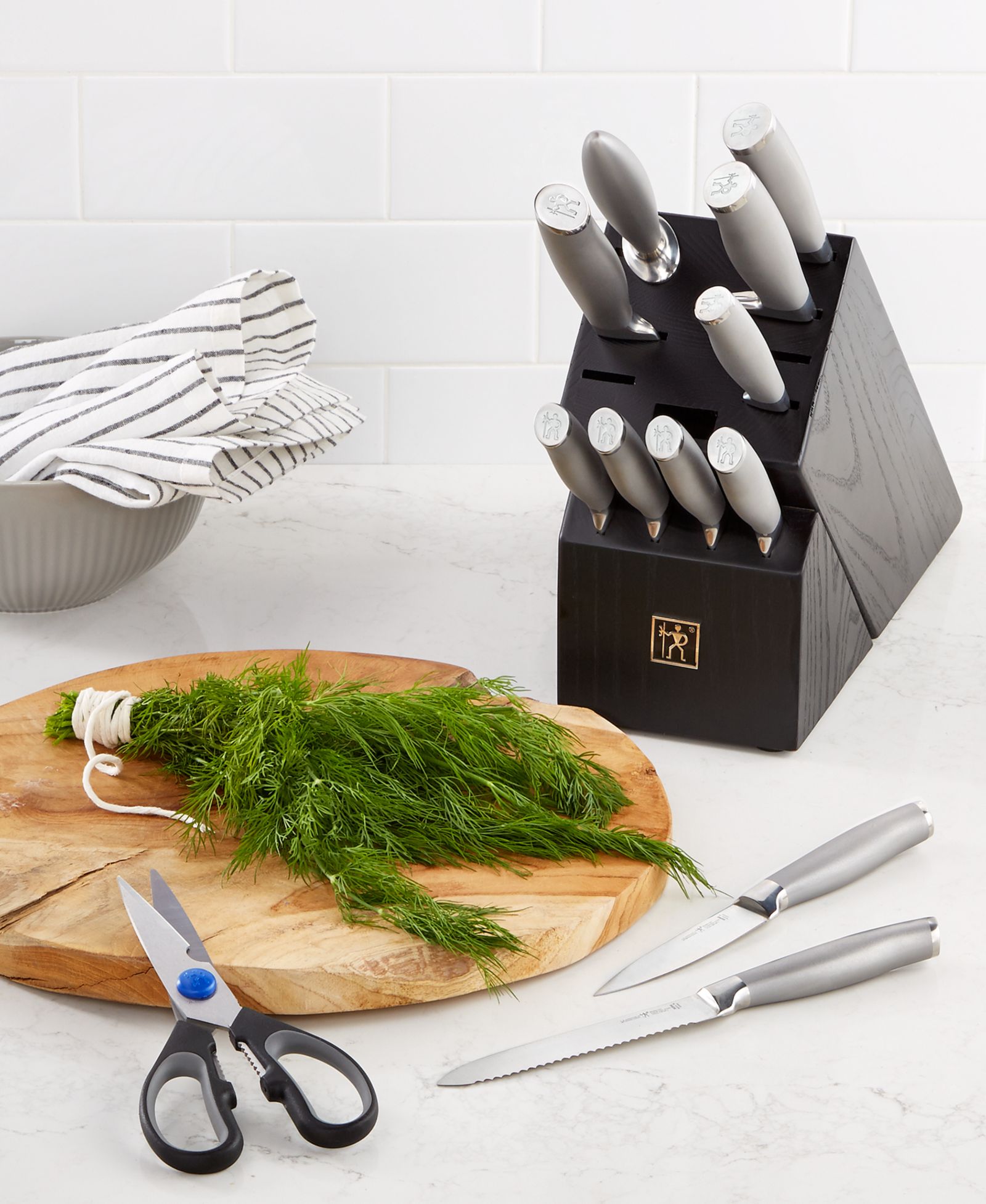 HENCKELS International Modernist 13-Pc. Knife Block Set
