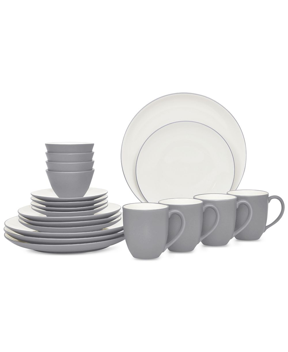 Noritake Colorwave 20-Pc. Coupe Dinnerware Set, Service for 4