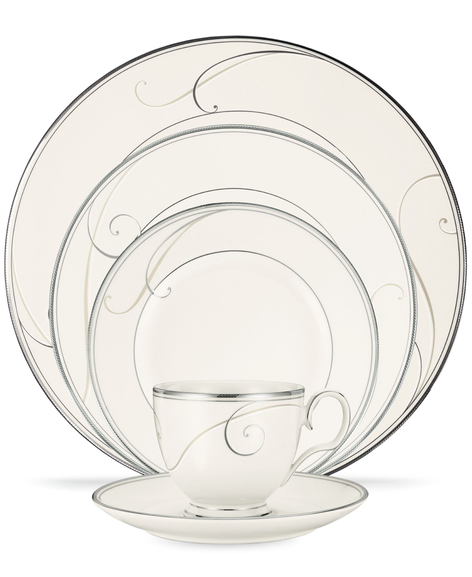 Сервировочный набор Noritake Platinum Wave, 5 предметов
