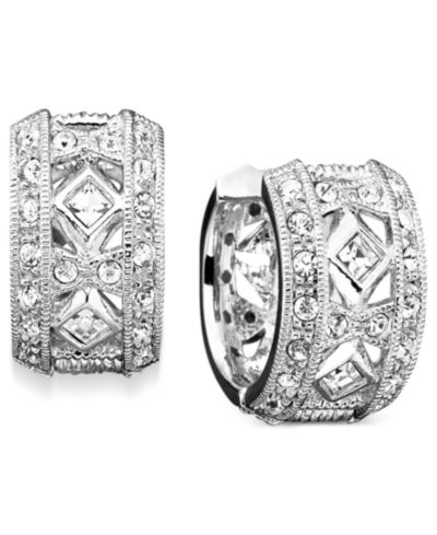 Eliot Danori Crystal Accent 1/2" серьги-кольца