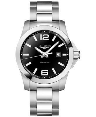 Мужские часы Longines Conquest Stainless Steel 43mm L37604566