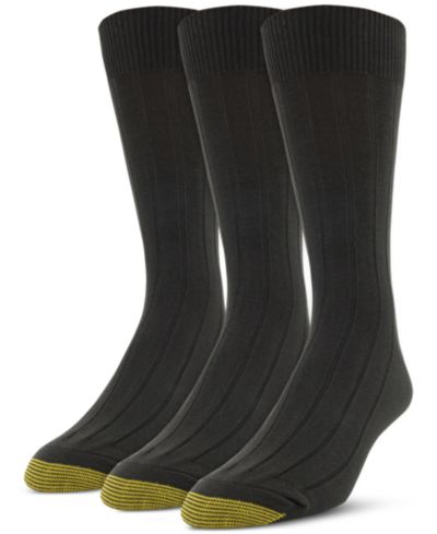 Men’s 3-pack Dress Hampton Crew Socks, Created for Macy’s