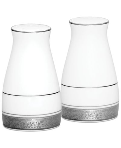 Noritake Dinnerware, Crestwood Platinum Salt and Pepper Shakers