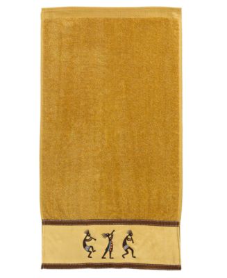 Avanti Kokopelli Saddle-stitching FrameCotton Hand Towel, 16" x 30"