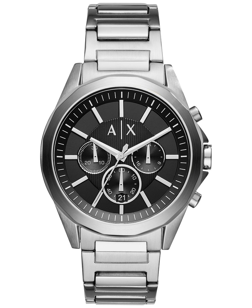 A|X Armani Exchange Мужские часы Chronograph на стальном браслете AX2600