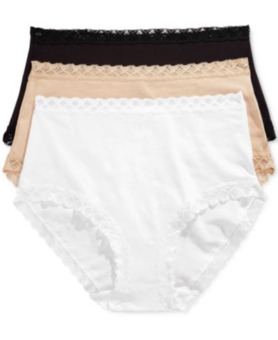 Natori Женские трусики Bliss Full Brief, 3 шт., 755058MP