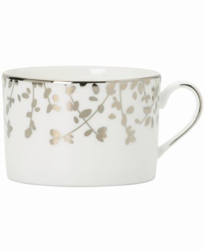 kate spade new york Gardner Street Platinum Teacup