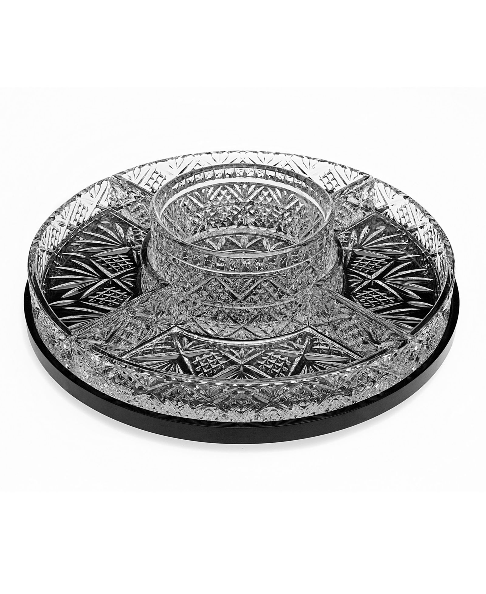Godinger Dublin Crystal 5-Section Lazy Susan