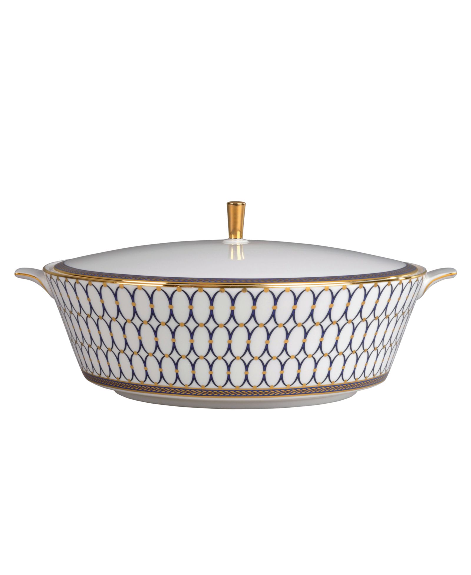 Овощница Wedgwood Renaissance Gold Covered Vegetable