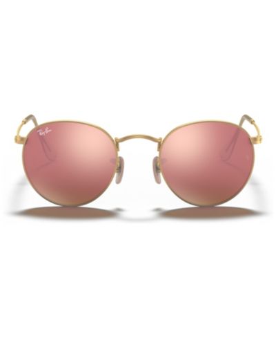 Ray-Ban солнцезащитные очки, RB3447 ROUND FLASH LENSES