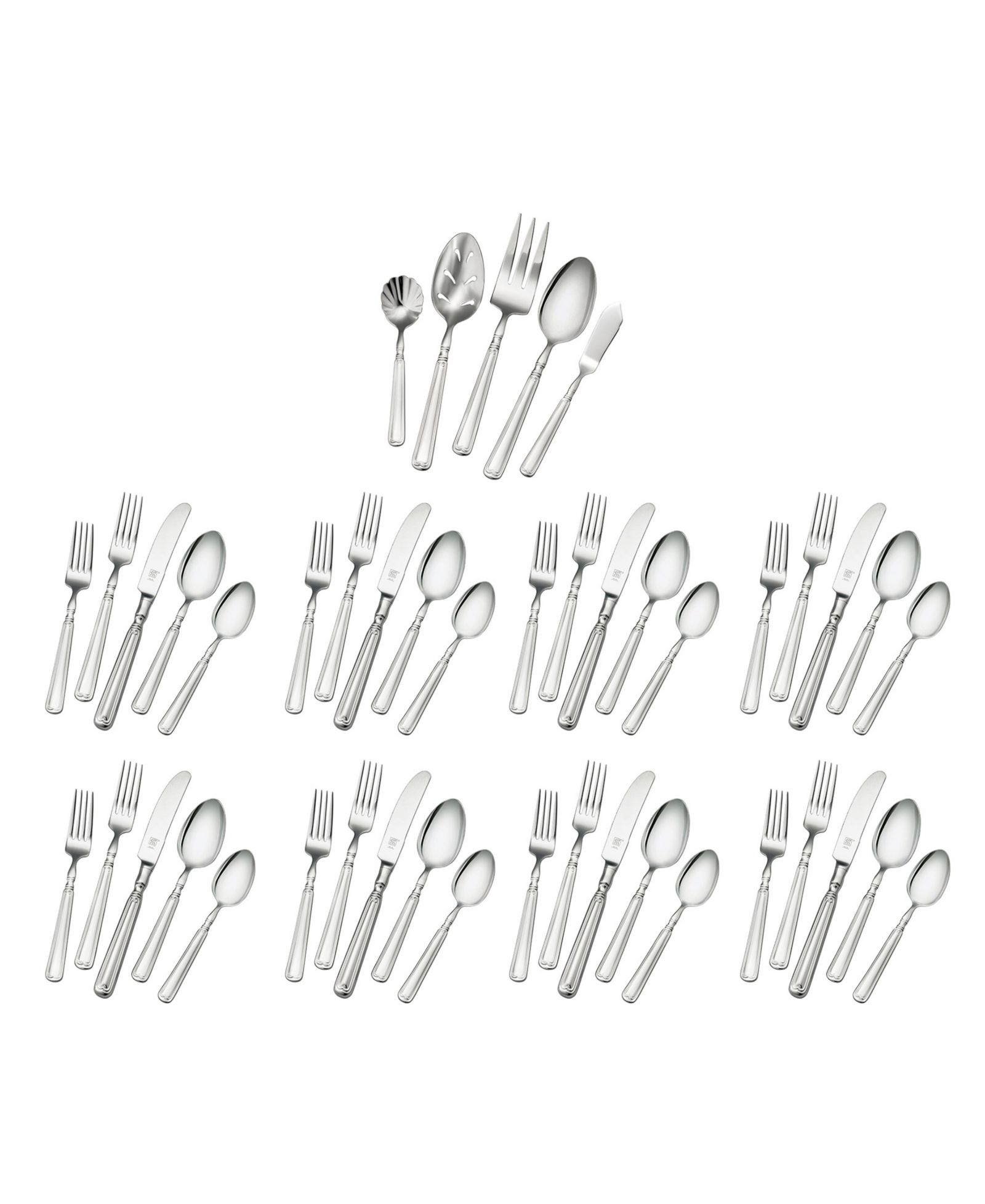 ZWILLING Vintage 1876 18/10 Stainless Steel 45 Pc. Flatware Set, Service for 8