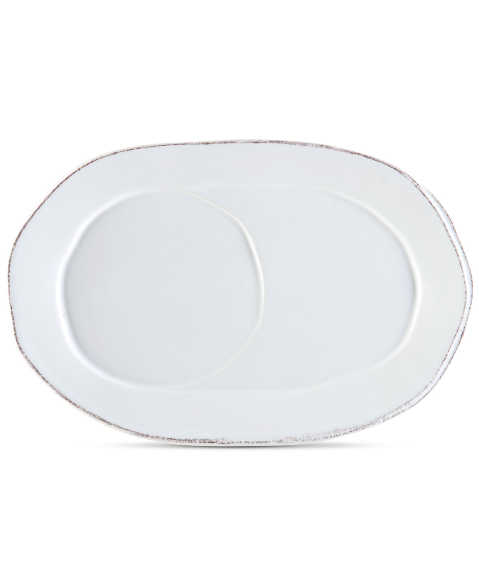 Vietri Lastra Collection Oval Tray