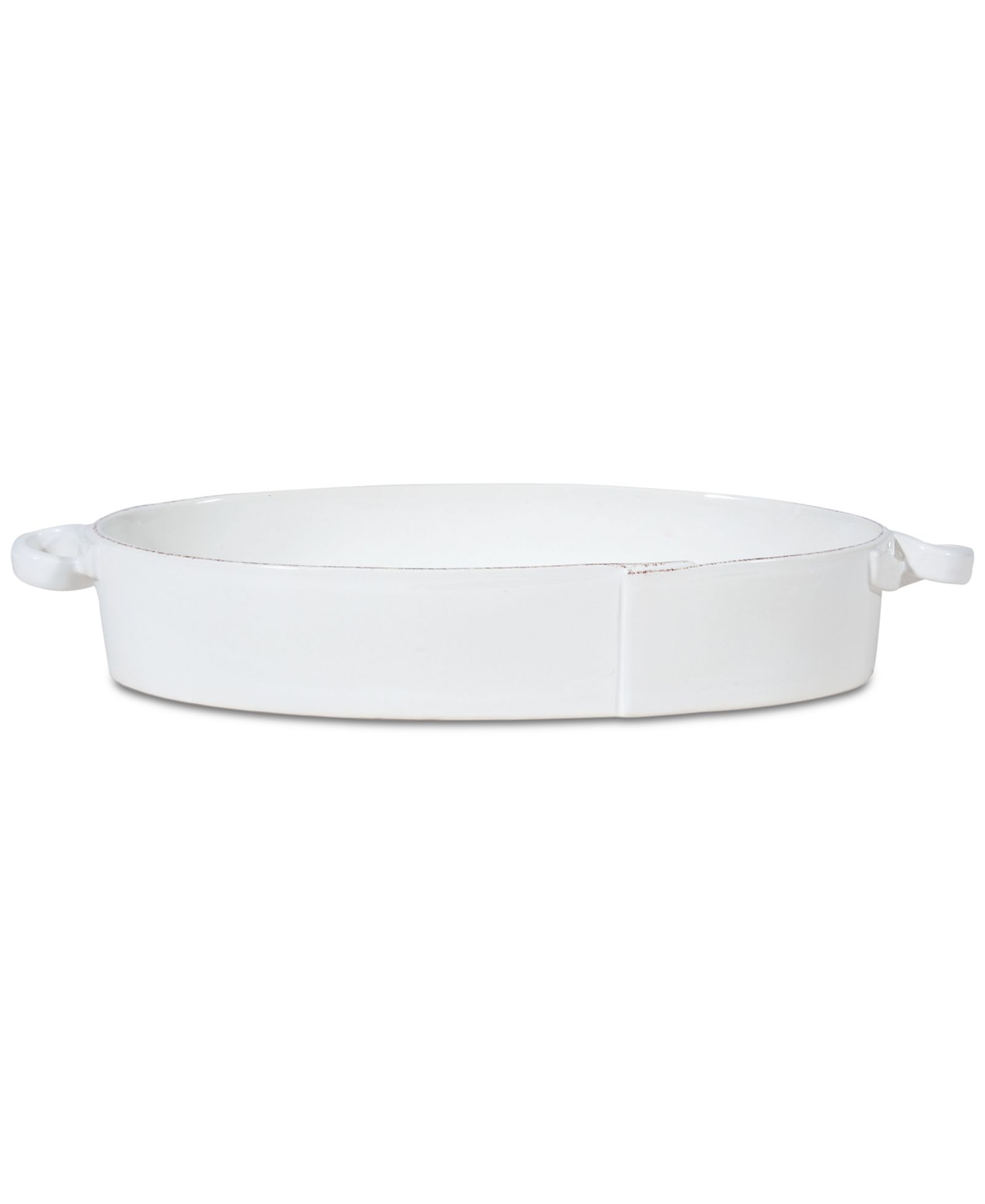VIETRI Lastra Collection Handled Oval Baker