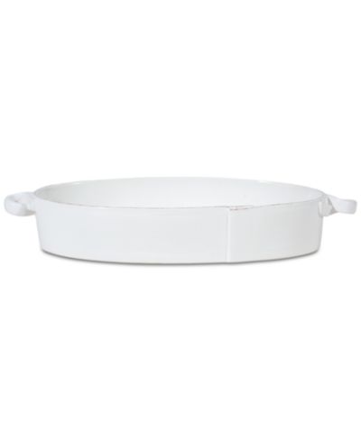 VIETRI Lastra Collection Handled Oval Baker